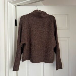 Nordstrom Chocolate Brown Turtleneck Sweater